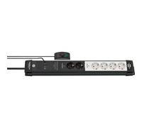 Brennenstuhl Prolongateur multiprise Premium-Plus-Line 2+4 prises noir/gris 3m H05VV-F 3G1,5 - 1951560103