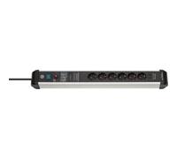 Brennenstuhl Prolongateur multiprise Premium-Protect-Line avec parasurtenseur 60.000A avec chargeur Power Delivery USB 6 prises 3m H05VV-F 3G1,5 - 1391010620