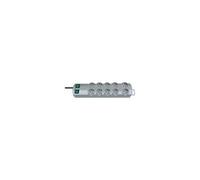 Brennenstuhl Prolongateur multiprise Primera-Line 10 prises argent 2m H05VV-F 3G1,5 Prises commutables par cinq