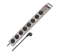 Brennenstuhl Prolongateur multiprise Super-Solid avec parasurtenseur 13.500A 8 prises argent 2,5m H05VV-F 3G1,5 Quantité:1