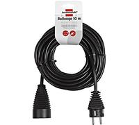 Brennenstuhl Rallonge électrique H05VV-F 3G1 10 m Noir – Utilisation en intérieur