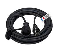 Brennenstuhl Rallonge électrique de chantier Pro 3G2,5 25 m IP44 prise clapet 1168421