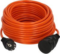 Brennenstuhl Rallonge BREMAXX (câble de 20 m en orange, pour une utilisation en extérieur à court terme IP44, câble d'alimentation utilisable jusqu'à -35 °C, résistant à l'huile et aux UV, fabriqué en