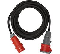 Brennenstuhl Rallonge CEE avec onduleur de Phase IP44 (câble de 25 m, H07RN-F 5G2,5, 5 pôles avec onduleur de Phase CEE et couplage, pour extérieur, IP44, fabriqué en Allemagne) Noir