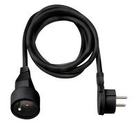 Brennenstuhl Rallonge 3m de câble avec fiche Plate (Utilisation en intérieur) 1161821013 Noir