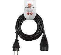 BRENNENSTUHL Rallonge electrique noire 5m H05VV-F 3G1.5