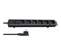Brennenstuhl Bloc multiprise Comfort-Line Plus 4 prises, fiche plate, interrupteur, 2 m, noir