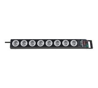 Brennenstuhl Multiprise Super Solid Line 8 prises interrupteur coupe-circuit 2,5 m gris/noir