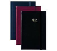 BREPOLS - 1 Agenda Journalier "Chantier" - Janvier 2027 à Décembre 2027 - Format 14,5 x 8,5 cm - Coloris Assortis - 6 Langues