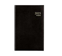 BREPOLS Agenda Journalier SATURNUS - Janvier à Décembre 2024 - Couverture : Noir - Format : 13,3 x 20,8 cm