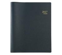 Brepols - Agenda Semainier Oméga 27 Génova Noir 2027 Multilingue - 21x27 cm