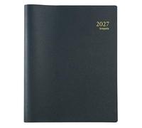 Brepols - Agenda Semainier Timing Genova 2027 Noir - Dimension 17 x 22 cm