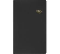Brepols Breplan Livre Weekly Appointment en Soie Noir/Bleu/Bordeaux