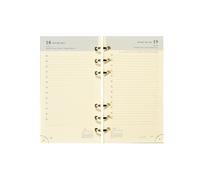 Brepols - Recharge Pour Organiseur Journalier Brefax 11 - 9,5 x 17cm - 2027