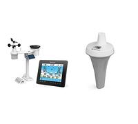 BRESSER 4CAST Pro WLAN & Thermomètre de piscine pour mesurer la température de l'eau, capteur supplémentaire pour certaines stations météorologiques Bresser ou comme solution autonome Blanc