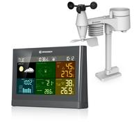 Bresser Centrale météo 5-en-1 Comfort – Sans fil, capteur extérieur, écran en couleurs