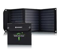 Bresser Chargeur solaire 40 W avec 1 port CC et 3 ports USB-A avec prise USB-A avec QC3.0 pour une charge rapide, panneau solaire comme chargeur pour smartphones, banques d'alimentation, etc.