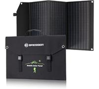 Bresser Chargeur solaire 90 W avec 1 port CC et 3 ports USB-A avec prise USB-A avec QC3.0 pour une charge rapide, panneau solaire comme chargeur pour smartphones, stations d'alimentation, etc.