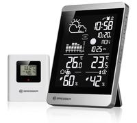Bresser Station météo ClimateTemp NDV-NEO – sans fil, capteur extérieur, thermo-hygro, prévisions