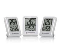 Bresser - Ensemble de 3x ClimaTemp Hygro blanc