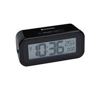Bresser Réveil MyTime Amber RC – radio-piloté – Noir – 8020100CM3000