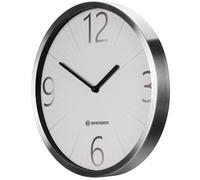 BRESSER MyTime Horloge murale radio-pilotée 25 cm blanche