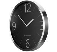 BRESSER MyTime Horloge murale radio-pilotée 25 cm noir