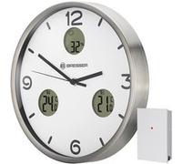 BRESSER MyTime Io NX Horloge murale radio pilotée - blanc 8020211GYE000