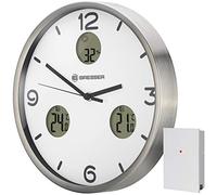 BRESSER MyTime Io NX Horloge murale radio pilotée - blanc 8020211GYE000