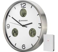 BRESSER MyTime Io NX Horloge murale radio pilotée - blanc 8020211GYE000