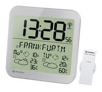 Bresser Mytime Meteotime Weather Clock Gris