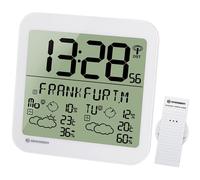 Bresser Mytime Meteotime Weather Clock Blanc