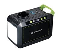 Bresser Station d'alimentation Mobile 88,8 Wh, 6 Ah/14,8 V avec Batterie Lithium-ION de qualité supérieure, Ports USB, AC et CC et Grande Lampe LED