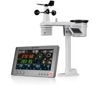 Bresser Station Météo Intelligente Tuya Pro 7-en-1 Capteur WiFi Qualité Air AQI CO2 UV Prévision 6 Jours