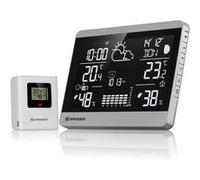 BRESSER Station Météo Radio ClimateTemp NDH-NEO silber/schwarz G