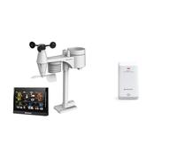 Bresser Station météo Wi-Fi Comfort avec capteur professionnel 7 en 1 et écran couleur moderne Noir & Thermomètre/hygromètre capteur pour mesurer la température et l'humidité de l'air