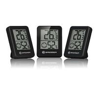 Bresser Climatemp Thermometer And Hygrometer 3 Units Noir