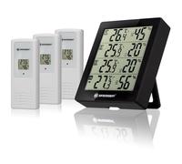 BRESSER Thermohygromètre Quadro - Thermohygromètre pour 4 points de mesure