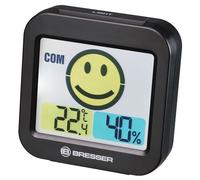 BRESSER Thermomètre Hygro MyTime Smile noir - 7007450CM3