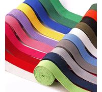 Bretelles en sangle en coton de 5M, fournitures artisanales, bricolage, tissu à coudre décoratif, artisanat, sangle en Nylon, corde pour animaux de compagnie, accessoires pour sac à dos Red