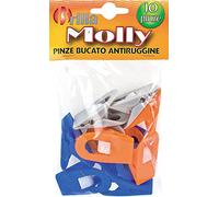 Briancasa Molly Lot de 10 Pinces à Linge Multicolore