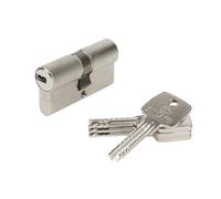 Bricard 15701 Cylindre Astral 2,9 en Laiton Nickelé 10 pistons/2 entrées 30 + 30