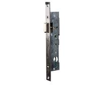 Bricard 1648 Serrure à encastrer pour Porte d’Entrée ou de Service en PVC, menuiserie métallique. Entraxe 70 mm, Axe 21 mm, Argent