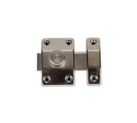 Bricard 2119 Verrou Auto 35 Bouton Acier Nickelé