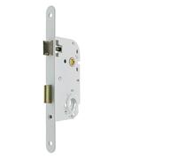 Bricard 2550 Serrure à encastrer axe 50 mm pour Porte de garage, de service ou de cave, coloris Blanc