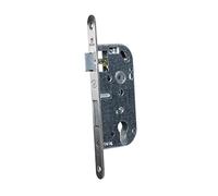 Bricard 2622 Serrure à encastrer axe 40 pour Porte D’Entrée, Norme NF, têtière INOX Anti Corrosion, Coloris Noir