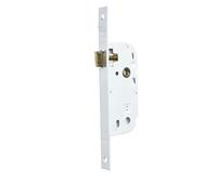 Bricard 2682 Serrure à encastrer axe 40 mm pour Porte de Salon, Cuisine, sans oloris Blanc