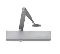 Bricard 62013077 Ferme-Porte hydraulique force 2-6 (120kg), bras standard, CE, Coupe-Feu, conforme à la norme en 1154, Argent