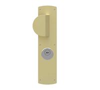 Bricard 66391 Demi-Ensemble pour Porte extérieure palière à aileron pour Série 74 Version A2P, Coloris Champagne