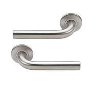 Bricard 668450 Paires de Poignées sur Rosace Inox Tempo Design Pop